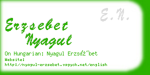 erzsebet nyagul business card